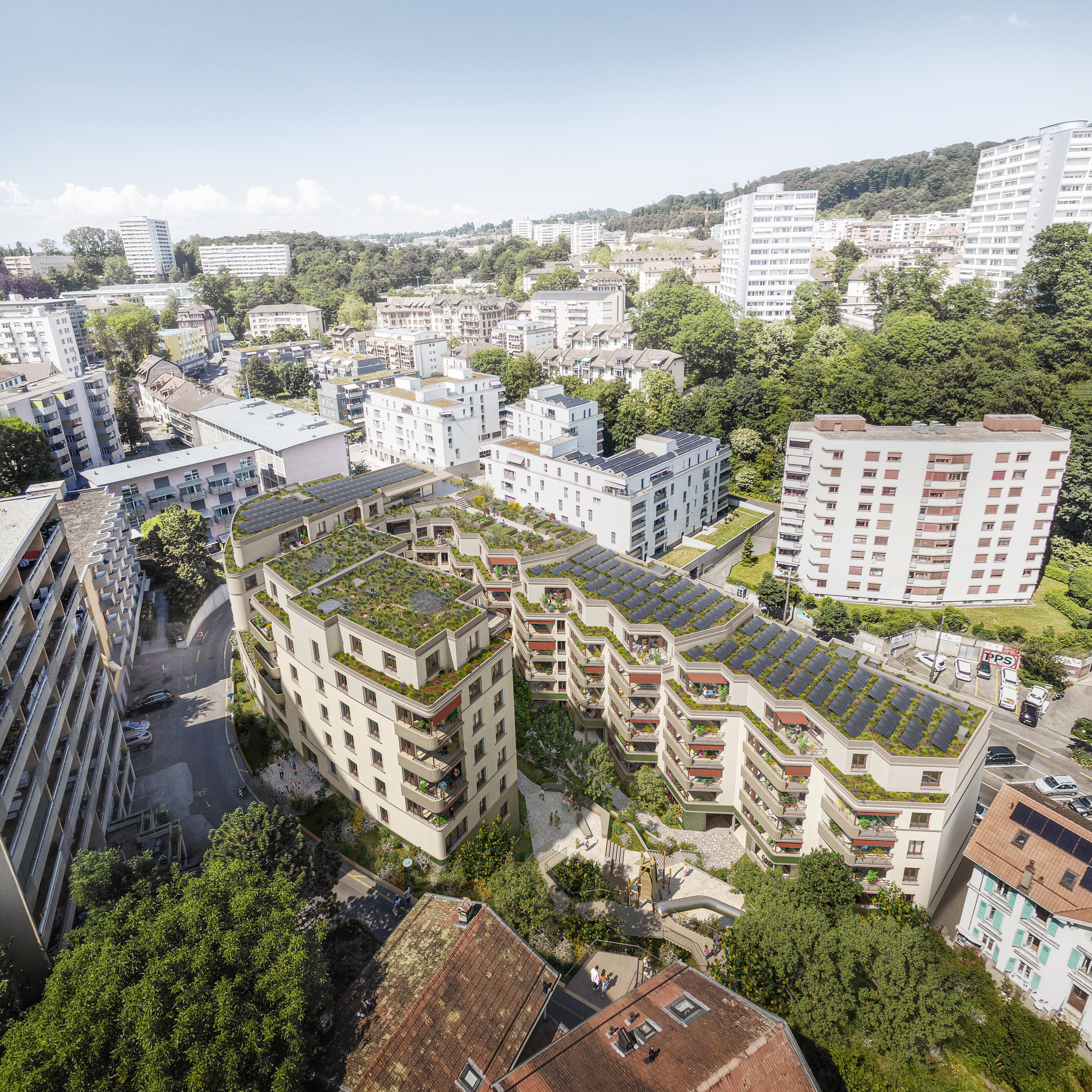 Début des travaux à la rue des Crêtes et rue de la Borde